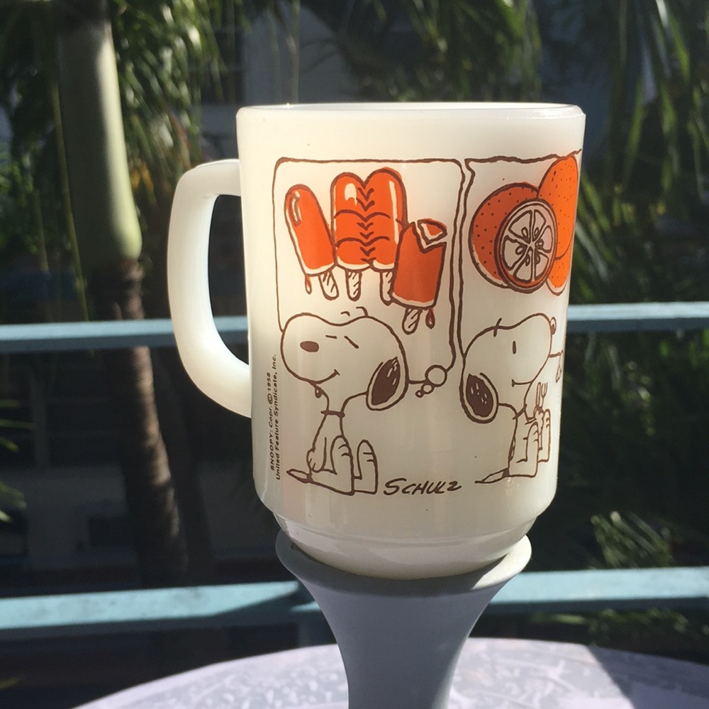 1958 EXTREMELY RARE ! VINTAGE SNOOPY ICE CREAM MUG - Picture 5 of 8